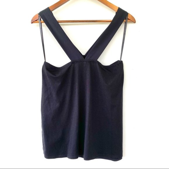 Silk Banana Republic Black Halter Tank Top - Picture 3 of 9